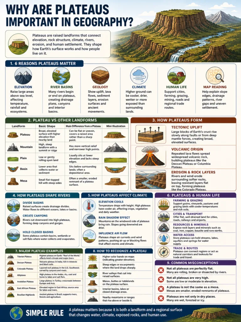 Why Are Plateaus Important in Geography?